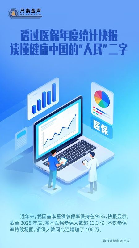  从统计快报看医保进步；人民获得感持续增强。 健康养生