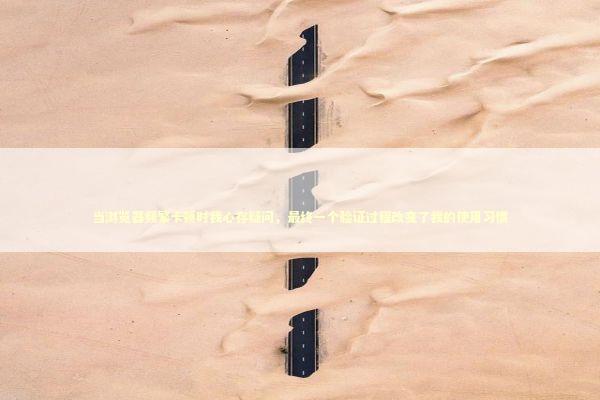 当浏览器频繁卡顿时我心存疑问，最终一个验证过程改变了我的使用习惯 新闻